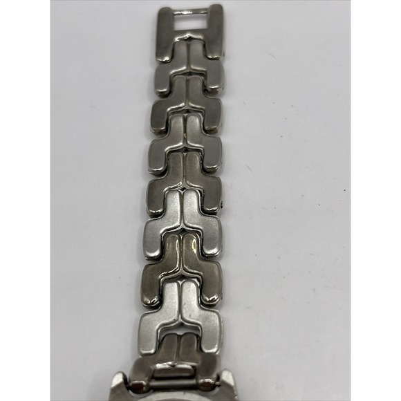 Eurotech Women's Quartz Watch Silver Tone Rotating Bezel- New Battery - Picture 7 of 9